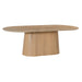 Eettafel Novero Eikenhout fineer Naturel hout 230x110 cm-Eettafels-Livingfurn