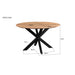 Eettafel Oslo Acaciahout Naturel hout 130 cm-Eettafels-Livingfurn
