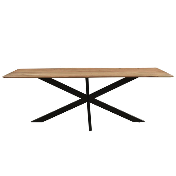 Eettafel Oslo Acaciahout Naturel hout 220x100 cm-Eettafels-Livingfurn