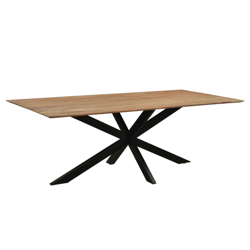 Eettafel Oslo Acaciahout Naturel hout 220x100 cm-Eettafels-Livingfurn