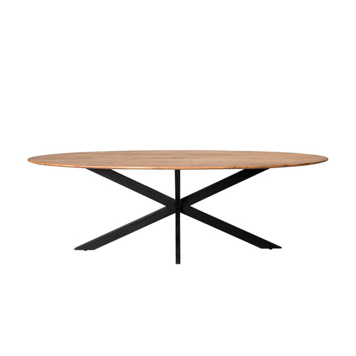 Eettafel Oslo Acaciahout Naturel hout 240x110 cm-Eettafels-Livingfurn