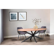 Eettafel Oslo Acaciahout Naturel hout 240x110 cm-Eettafels-Livingfurn