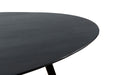 Eettafel Oslo Acaciahout Zwart 200x100 cm-Eettafels-Livingfurn