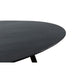 Eettafel Oslo Acaciahout Zwart 200x100 cm-Eettafels-Livingfurn