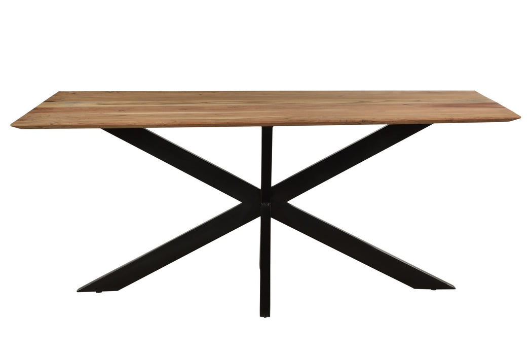 Eettafel Oslo Acasia Acaciahout Naturel hout 200x100 cm-Eettafels-Livingfurn