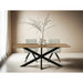 Eettafel Oslo Acasia Acaciahout Naturel hout 200x100 cm-Eettafels-Livingfurn
