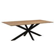 Eettafel Oslo Acasia Acaciahout Naturel hout 200x100 cm-Eettafels-Livingfurn
