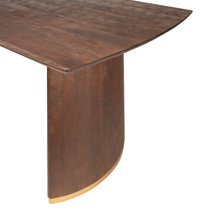 Eettafel Ostara Mangohout Bruin 200cm-Eettafels-PTMD