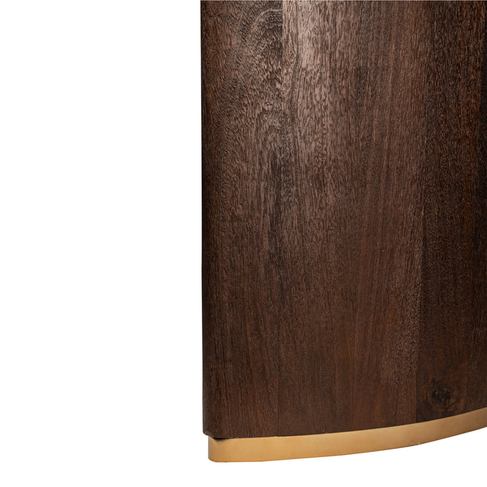 Eettafel Ostara Mangohout Bruin 240cm-Eettafels-PTMD