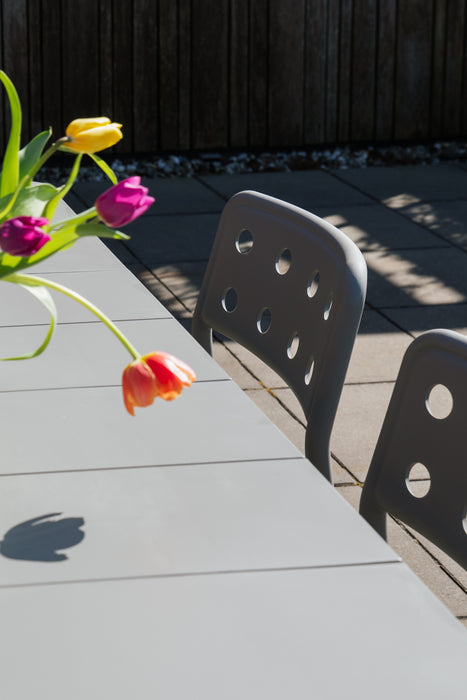 Eettafel Outdoor Alban 220x100 Steel Grijs 220x100 cm-Eettafels-Creating Home