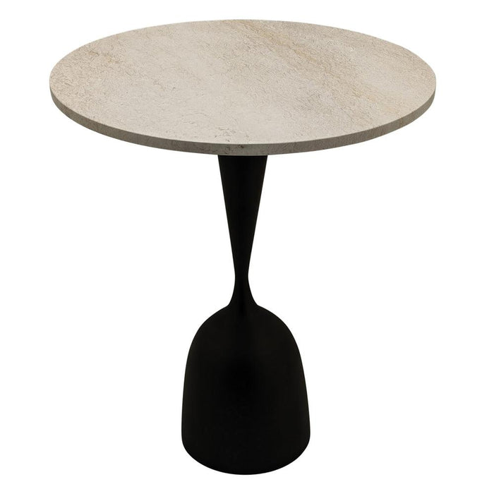 Eettafel Patras Beige 65 cm-Eettafels-PTMD