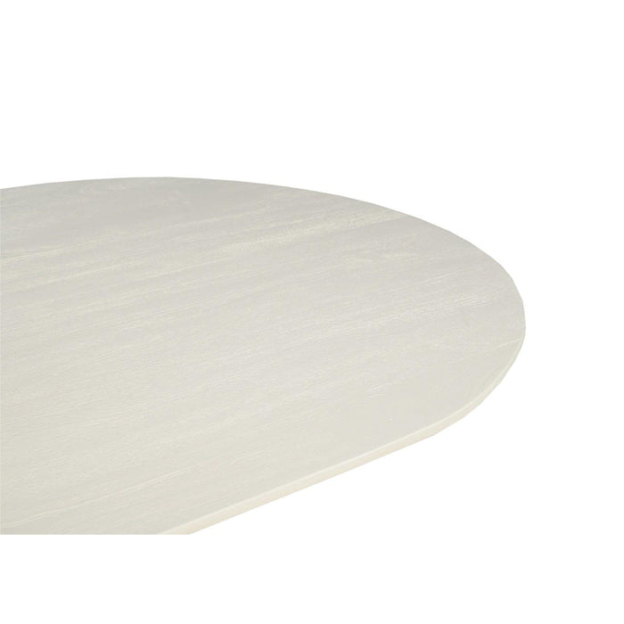 Eettafel Patrice Mangohout Crème wit 110x300 cm-Eettafels-Livingfurn