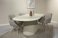 Eettafel Patrice Mangohout Crème wit 110x300 cm-Eettafels-Livingfurn