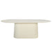 Eettafel Patrice Mangohout Crème wit 230x110 cm-Eettafels-Livingfurn