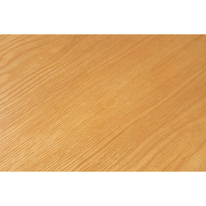 Eettafel Raku MDF,Eikenfineer Naturel Ø110x75 cm-Eettafels-Creating Home