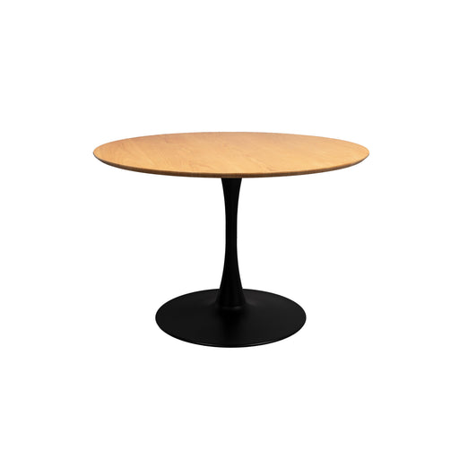 Eettafel Raku MDF,Eikenfineer Naturel Ø110x75 cm-Eettafels-Creating Home