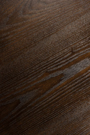 Eettafel Raku MDF,Teak veneer Zwart Ø110x75 cm-Eettafels-Creating Home
