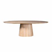 Eettafel Riga 210 cm Naturel Eiken 210x110x76 cm-Eettafels-Starfurn