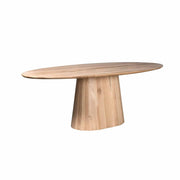 Eettafel Riga 210 cm Naturel Eiken 210x110x76 cm-Eettafels-Starfurn