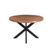 Eettafel Rocky Mangohout Naturel hout 120 cm-Eettafels-Livingfurn