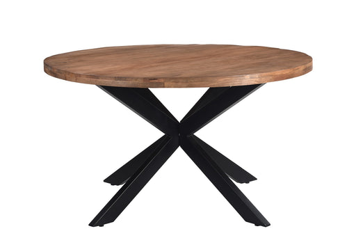 Eettafel Rocky Mangohout Naturel hout 140 cm-Eettafels-Livingfurn