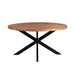 Eettafel Rocky Mangohout Naturel hout 150 cm-Eettafels-Livingfurn