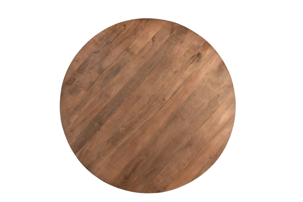 Eettafel Rocky Mangohout Naturel hout 150 cm-Eettafels-Livingfurn