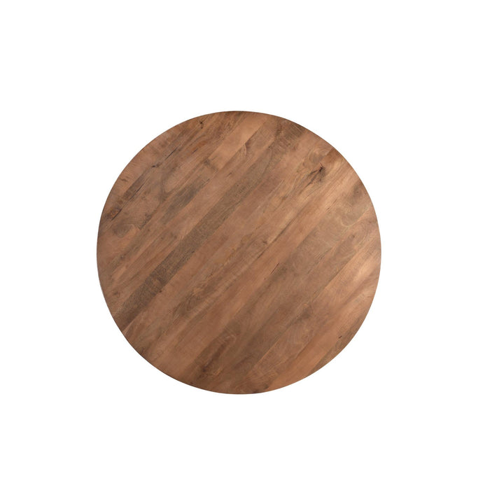 Eettafel Rocky Mangohout Naturel hout 150 cm-Eettafels-Livingfurn
