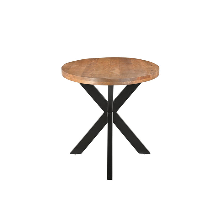 Eettafel Rocky Mangohout Naturel hout 180x90 cm-Eettafels-Livingfurn