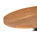 Eettafel Rocky Mangohout Naturel hout 180x90 cm-Eettafels-Livingfurn