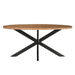 Eettafel Rocky Mangohout Naturel hout 210x100 cm-Eettafels-Livingfurn