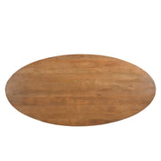 Eettafel Rocky Mangohout Naturel hout 240x110 cm-Eettafels-Livingfurn