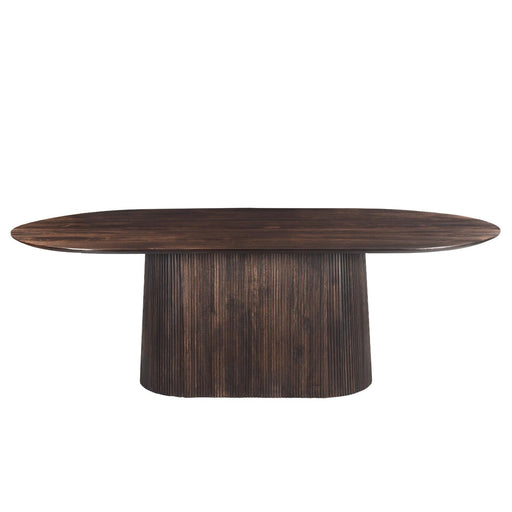 Eettafel Salvator Mangohout Bruin 110x200 cm-Eettafels-Livingfurn
