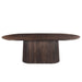 Eettafel Salvator Mangohout Bruin 110x200 cm-Eettafels-Livingfurn