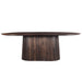 Eettafel Salvator Mangohout Bruin 110x200 cm 31001-Eettafels-Livingfurn