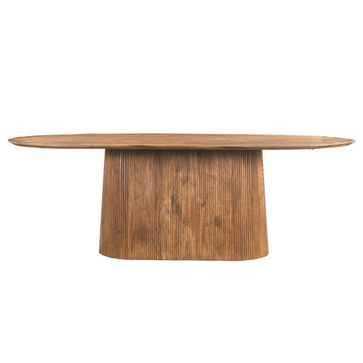 Eettafel Salvator Mangohout Bruin 110x200 cm-Eettafels-Livingfurn