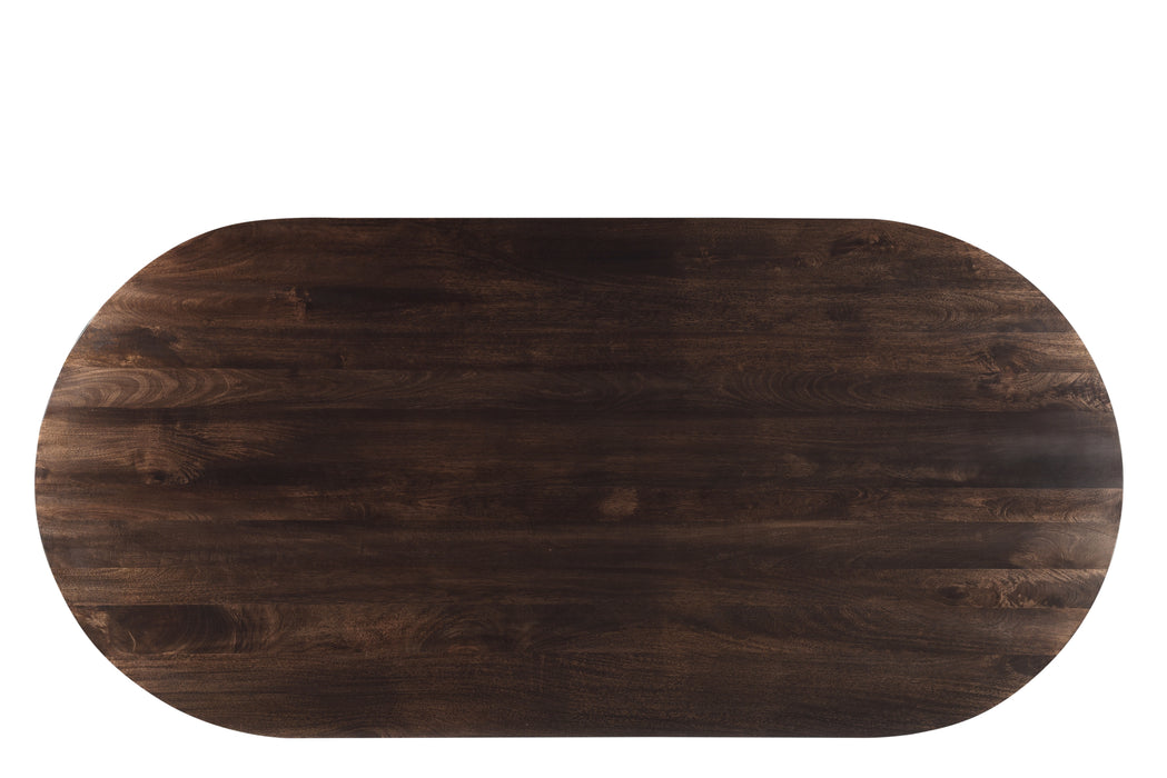 Eettafel Salvator Mangohout Bruin 110x230 cm-Eettafels-Livingfurn