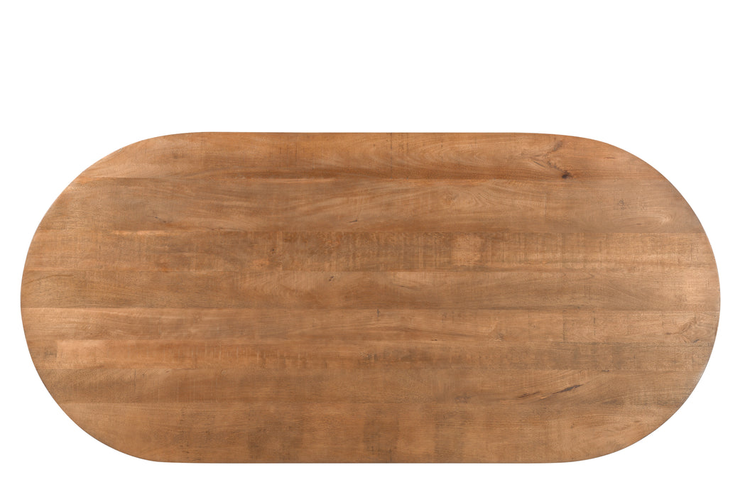 Eettafel Salvator Mangohout Bruin 110x230 cm-Eettafels-Livingfurn