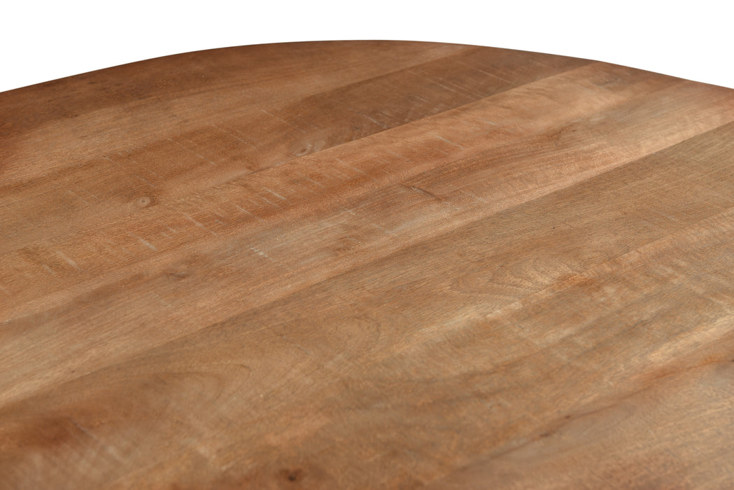 Eettafel Salvator Mangohout Bruin 110x230 cm-Eettafels-Livingfurn