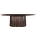 Eettafel Salvator Mangohout Bruin 110x230 cm-Eettafels-Livingfurn
