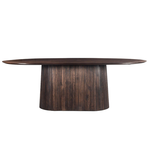 Eettafel Salvator Mangohout Bruin 110x230 cm-Eettafels-Livingfurn