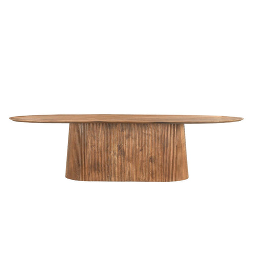 Eettafel Salvator Mangohout Bruin 110x300 cm-Eettafels-Livingfurn