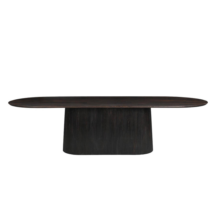 Eettafel Salvator Mangohout Bruin 110x300 cm 30998-Eettafels-Livingfurn