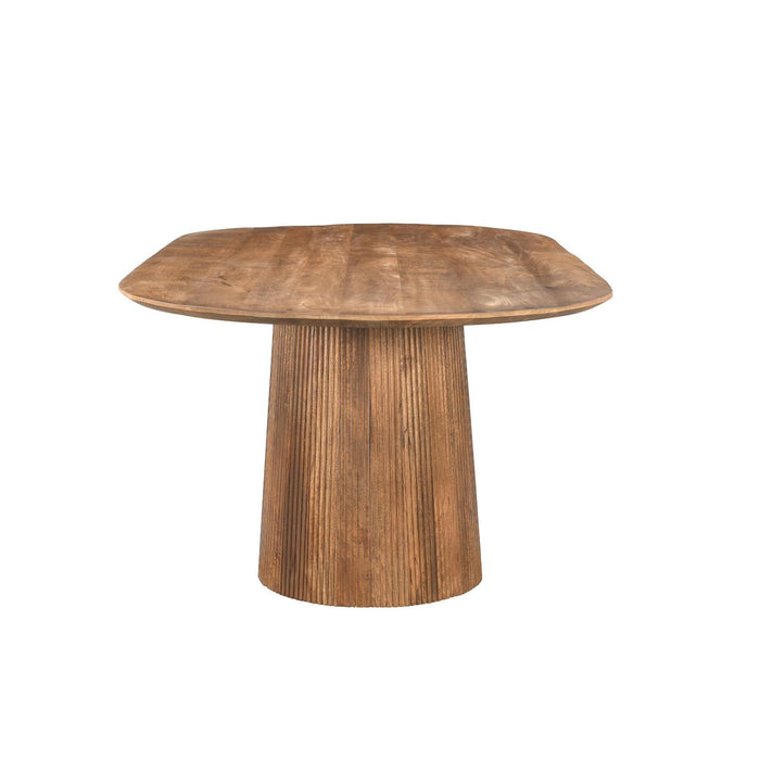 Eettafel Salvator Mangohout Bruin 110x300 cm-Eettafels-Livingfurn