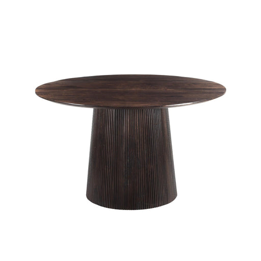 Eettafel Salvator Mangohout Bruin 130 cm 130x130x76 cm 20002-Eettafels-Livingfurn