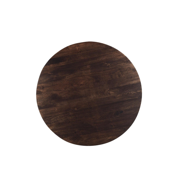 Eettafel Salvator Mangohout Bruin 130 cm 130x130x76 cm 20002-Eettafels-Livingfurn