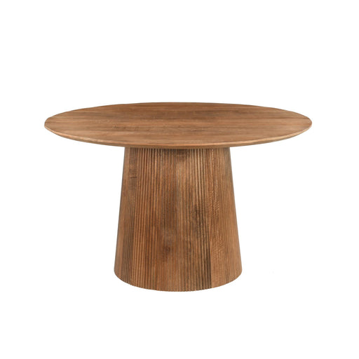 Eettafel Salvator Mangohout Bruin 130 cm 130x130x76 cm-Eettafels-Livingfurn