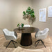 Eettafel Salvator Mangohout Bruin 130 cm 130x130x76 cm-Eettafels-Livingfurn