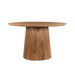 Eettafel Salvator Mangohout Bruin 130 cm 130x130x76 cm-Eettafels-Livingfurn