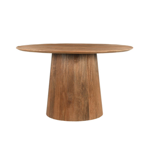 Eettafel Salvator Mangohout Bruin 130 cm 130x130x76 cm-Eettafels-Livingfurn